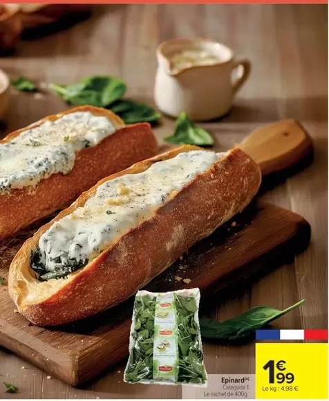 Epinarde offre à 1,99€ sur Cora