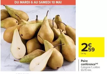 Poire Conférence offre à 2,59€ sur Cora