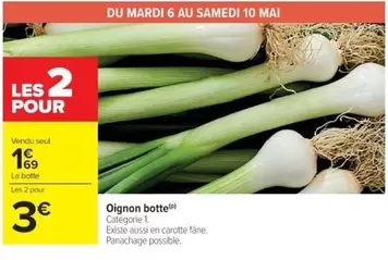 Oignon offre à 1,69€ sur Cora