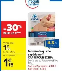 Carrefour - Mousse De Qualité Supérieure offre à 1,65€ sur Cora