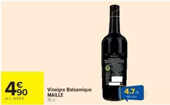 Maille - Vinaigre Balsamique offre à 4,9€ sur Cora