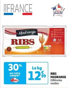 Madrange - RIBS MADRANGE offre à 12,99€ sur Auchan Supermarché