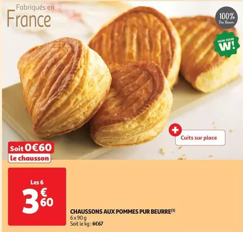 Chausson - s Aux Pommes Pur Beurre offre à 3,6€ sur Auchan Supermarché