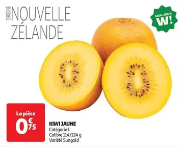 Kiwi Jaune offre à 0,75€ sur Auchan Supermarché