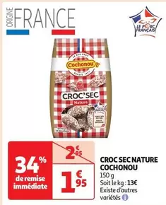 Cochonou - Croc Sec Nature offre à 1,95€ sur Auchan Supermarché