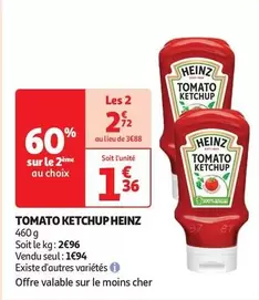 Heinz - Tomato Ketchup offre à 1,94€ sur Auchan Supermarché