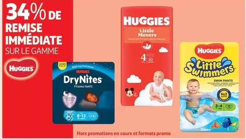 Huggies - Sur Le Gamme offre sur Auchan Supermarché