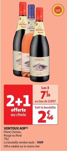 Auchan - Ventoux Aop offre à 3,69€ sur Auchan Supermarché