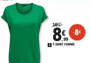 T-shirt Femme offre à 8,99€ sur E.Leclerc Sports