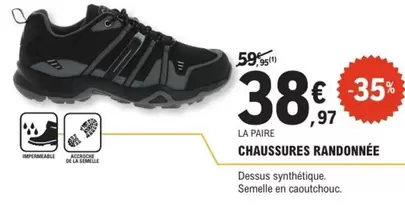 Chaussures Randonnée offre à 38,97€ sur E.Leclerc Sports