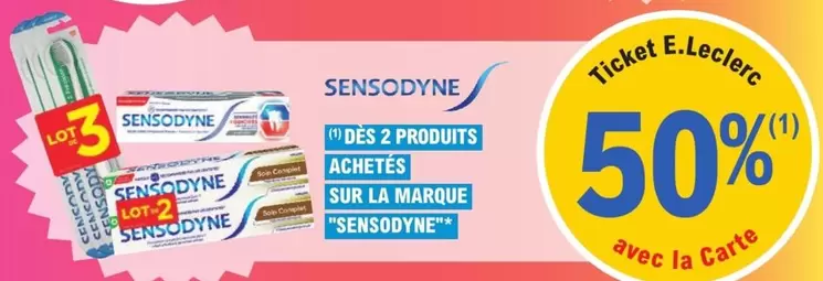 Sensodyne - Sur La Marque offre sur E.Leclerc