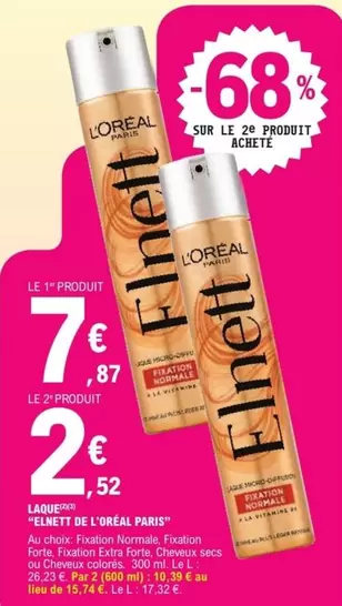 L'Oréal - Éminett De  Paris offre à 7,87€ sur E.Leclerc