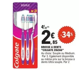 Colgate - Brosse A Dents offre à 2,85€ sur E.Leclerc