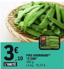 C'Zon - Pois Gourmand offre à 3,1€ sur E.Leclerc