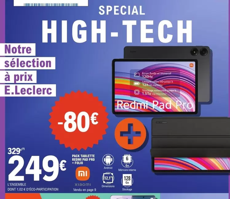 E.Leclerc - HIGH-TECH offre à 249€ sur E.Leclerc