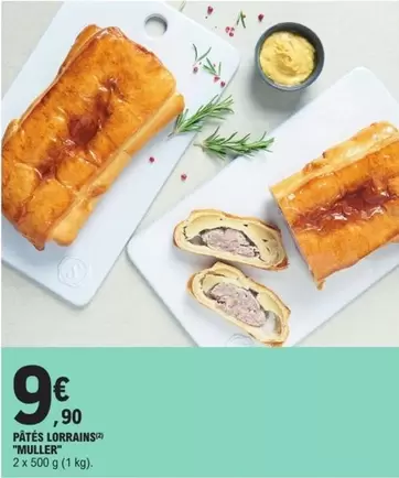 Muller - Pâtes Lorrains offre à 9,9€ sur E.Leclerc
