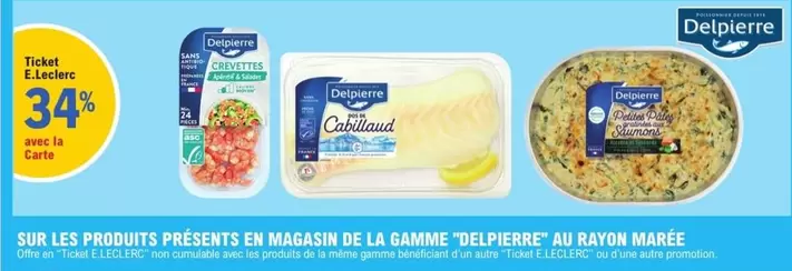 Delpierre - Rayon Maree  offre sur E.Leclerc