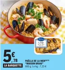 Maison Briau - Paella De La Mer offre à 5,78€ sur E.Leclerc