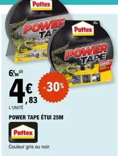 Pattex - Power Tape Étui 25m offre à 4,83€ sur E.Leclerc