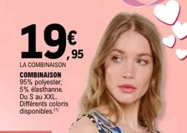 Combinaison offre à 19,95€ sur E.Leclerc