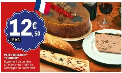 Prunier - Paté Forestier offre à 12,5€ sur E.Leclerc