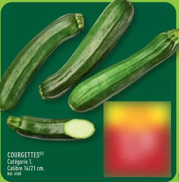 Courgettes offre sur Aldi