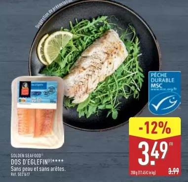 Golden Seafood - Sans Peque Et Sans Arêtes offre à 3,49€ sur Aldi