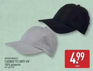 Casquette Anti-Uv offre à 4,99€ sur Aldi