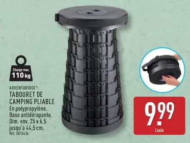 Dim - Tabouret De Camping Pliable offre à 9,99€ sur Aldi