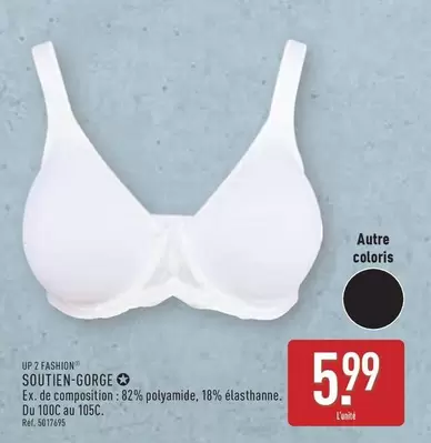 Up2fashion - Soutien-gorge offre à 5,99€ sur Aldi