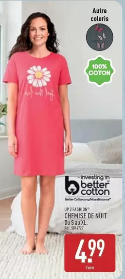 Chemise De Nuit Di Suat offre à 4,99€ sur Aldi