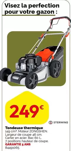 Sterwins - Tondeuse Thermique offre à 249€ sur Weldom