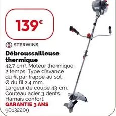 Sterwins - Débroussailleuse Thermique offre à 139€ sur Weldom