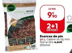 Geolia - Ecorces De Pin offre à 9,9€ sur Weldom
