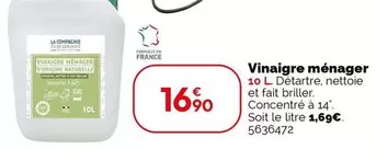 Vinaigre Ménager offre à 16,9€ sur Weldom
