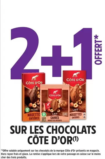 Côte D'or - Sur Les Chocolats offre sur Intermarché Hyper