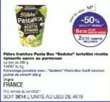 Sodebo - Pâtes Fraîches Puzzle offre à 4,19€ sur Monoprix