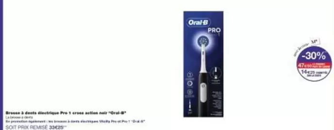 Oral-B - Oral B offre sur Monoprix