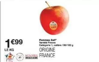 Monoprix - Pommes Zelin offre à 1,99€ sur Monoprix