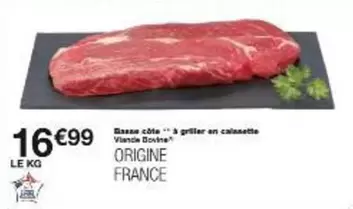 Basse Côte À Griller En Caissette offre à 16,99€ sur Monoprix
