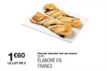 Tarcade Chocolat Noir Pour Beurre offre à 1,6€ sur Monoprix