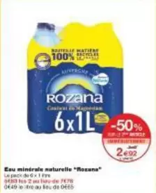 Rozana - Estu Minerale Naturelle offre à 2,92€ sur Monoprix