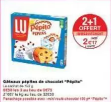 Gâteaux Pâtites De Chocolat offre à 2,17€ sur Monoprix