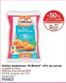 St michel - Paettes Madeleines offre sur Monoprix