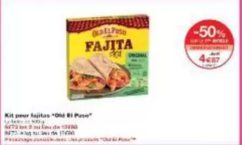 Old El Paso - Kit Pour Fajitas offre sur Monoprix