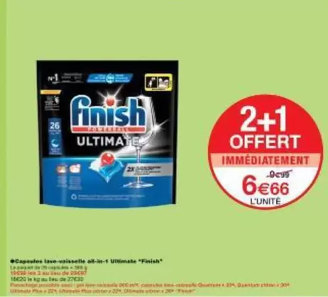 Finish - Caramelle offre à 6,66€ sur Monoprix