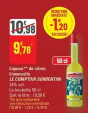Le Comptoir Sorrentini - Liqueur De Citron Limoncello offre à 9,78€ sur G20