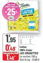 Les Crudettes - Laitue 100% Cœur offre à 1,95€ sur G20