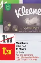 Kleenex - Mouchoirs Ultra Soft offre à 1,39€ sur G20