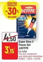 Loctite - Super Glue-3 Power Gel offre à 3,15€ sur G20